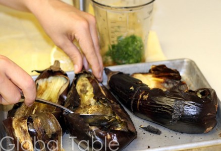 Eggplant should scoop out easily
