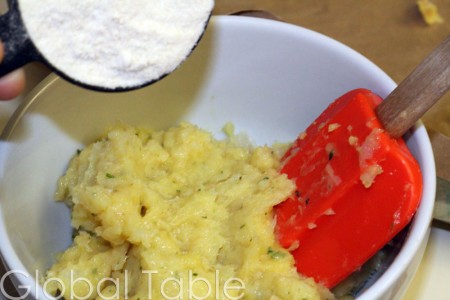 I had to add the flour last because my food processor was too small