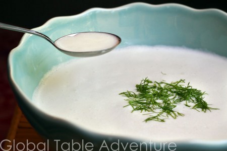 Chilled Cucumber Soup - Tarator | 7 Cold soup recipes from around the world.