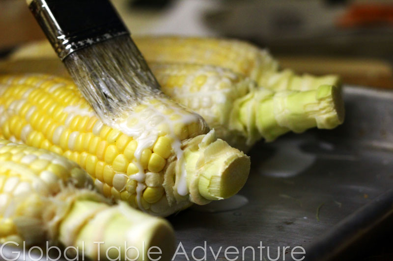 Grilled Corn with Coconut Milk Global Table Adventure