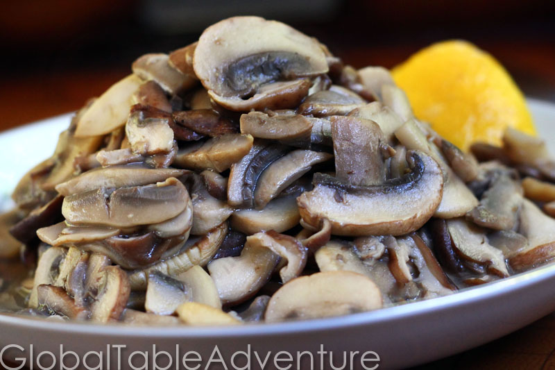 Congolese Mushrooms With Fresh Lemon Juice Global Table Adventure