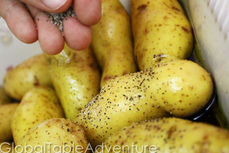 Red Wine Potatoes Potatoes “Afelia” Global Table Adventure