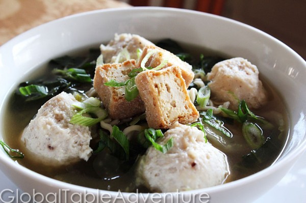 Indonesian And Timorese Meatballs Chicken Bakso Baso Global Table