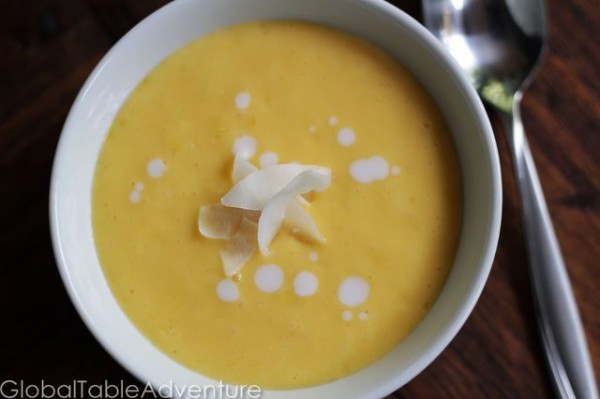 Chilled Coco Mango Soup