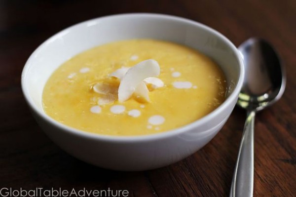 Coco-Mango Soup | Guyana | 7 Cold soup recipes from around the world.