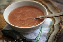 Chilled Rhubarb Soup from Iceland | 22 Campfire & Scandinavian Recipes to celebrate Midsummer’s Night