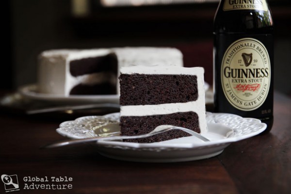 Dark Chocolate Guinness Cake With Baileys Buttercream Global Table Adventure 6887