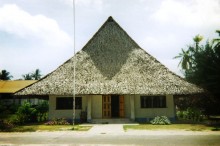 Inspiration for our Global Gingerbread Contest? The Former Kiribati House of Assembly. Photo by Roisterer