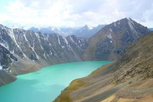 Lake Ala Kol. Photo by Ondřej Žváček.