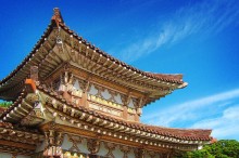 Tomb of King Tongmyong, North Korea. Photo by Kok Leng Yeo.
