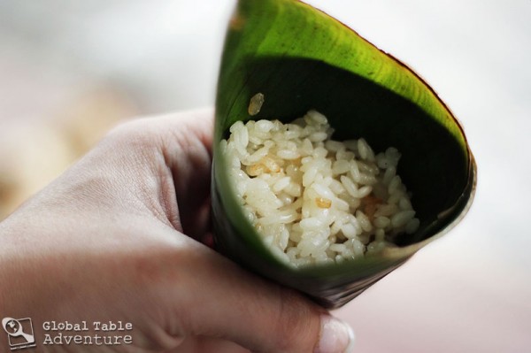 Shrimp Coconut Rice wrapped in Banana Leaf – Cooking with Thas – Healthy  Instant Pot Recipes