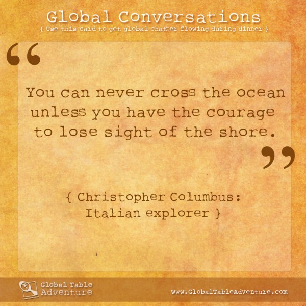 Christopher Columbus quote