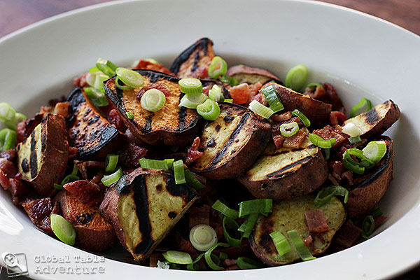 Grilled Sweet Potato and Bacon Salad | 21 of the World's best grilled eats. 