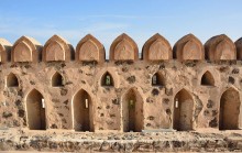Jabreen castle wall. Photo by Tristan.