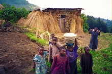 Children on a farm in Rwanda. Photo by Sarel Kromer.