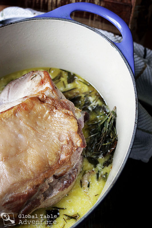 Pork braised in Milk & Fresh Herbs | Maiale al Latte