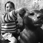 Ava at the zoo
