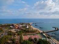 The westernmost point of Africa near Dakar, Senegal. Photo by Jeff Attaway.
