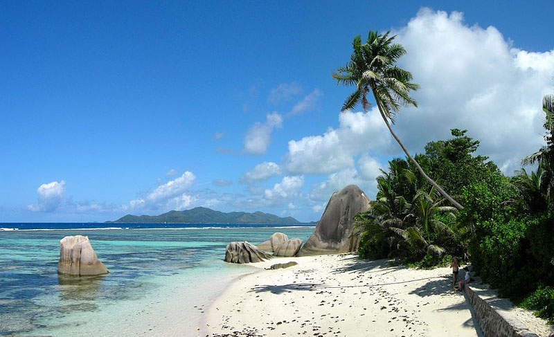  The beach of Anse Source d'Argent on the island of La Digue, Seychelles. Photo by Tobias Alt.