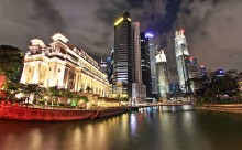 Downtown Raffles Place by Dem Romero