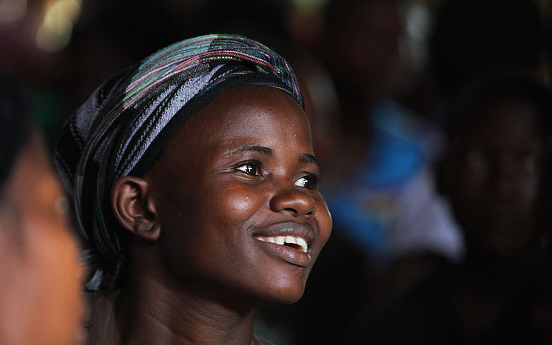 Woman in Sierra Leone. Photo by Steve Evans.