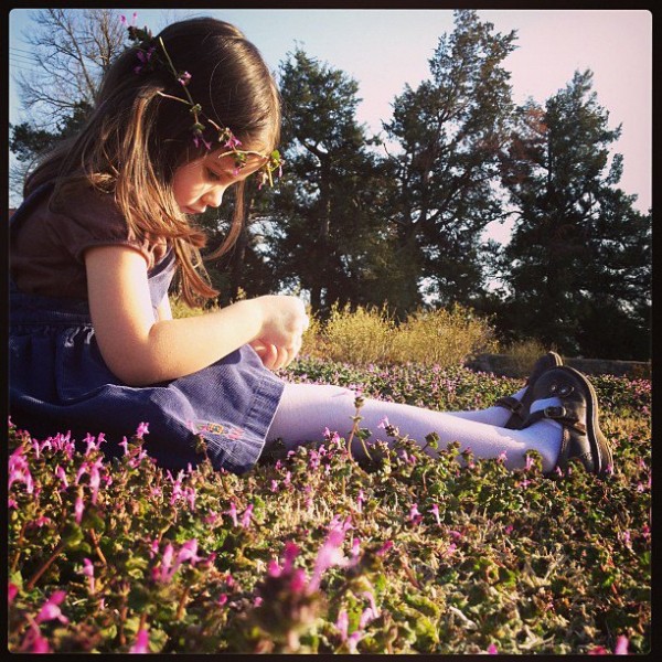 Ava with flower crown