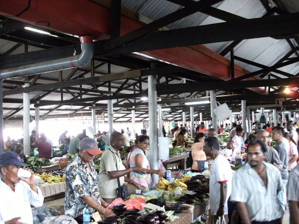 Market in Lelydorp, Suriname. Photo by Mark Ahsmann.