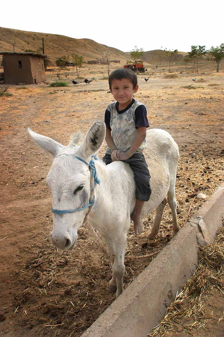 A boy in Tajikistan. Photo by Steve Evans.