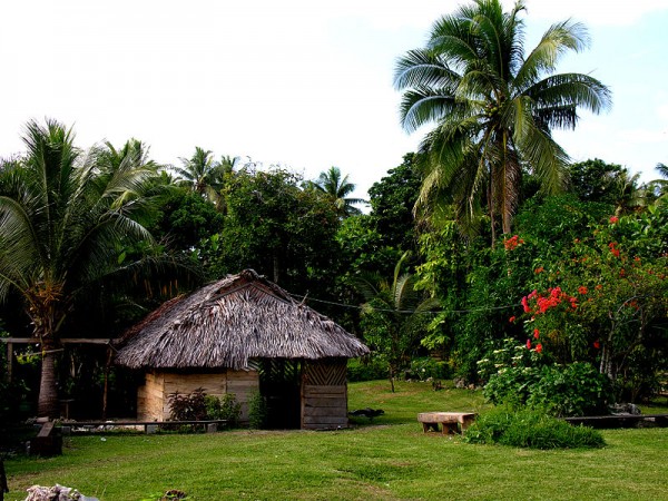 Eton nakamal (marae), Efate, Vanuatu. Photo by Phillip Capper.
