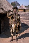 Witch doctor of the Shona people close to Great Zimbabwe, Zimbabwe. Photo by Hans Hillewaert.