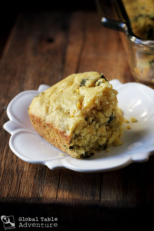 Mealie Bread with Blackened Chilies | Zambia | Celebrate Corn season with 20 dishes from around the world