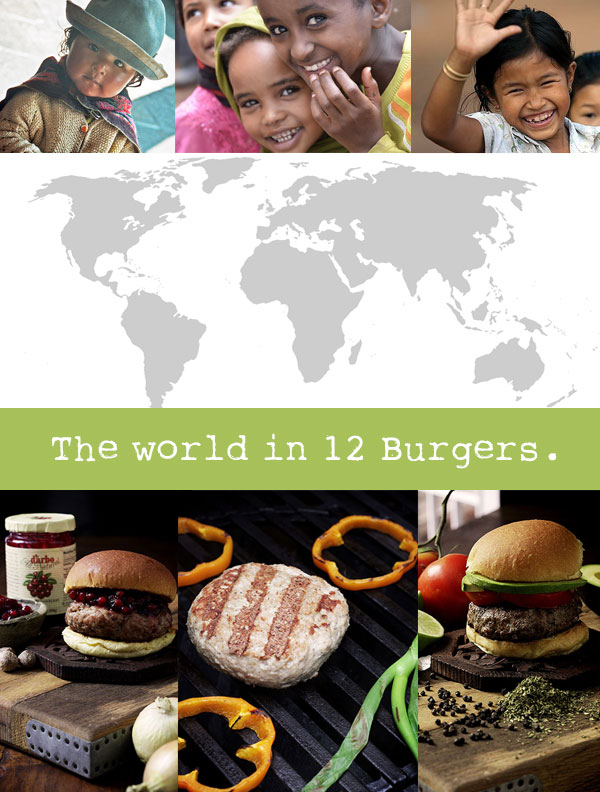 The world in 12 burgers.