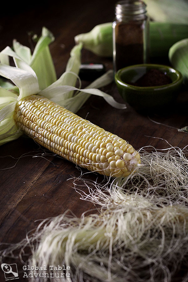 Spiced Elote | Mexican corn on the cob