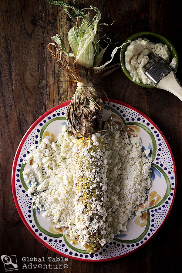 Spiced Elote | Mexican corn on the cob