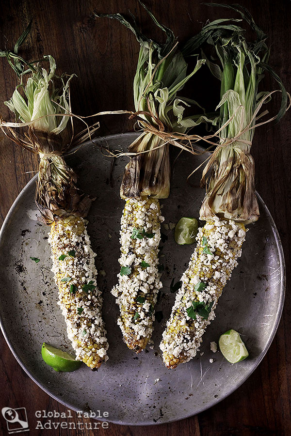 Spiced Elote | Mexican corn on the cob | Celebrate Corn season with 20 dishes from around the world