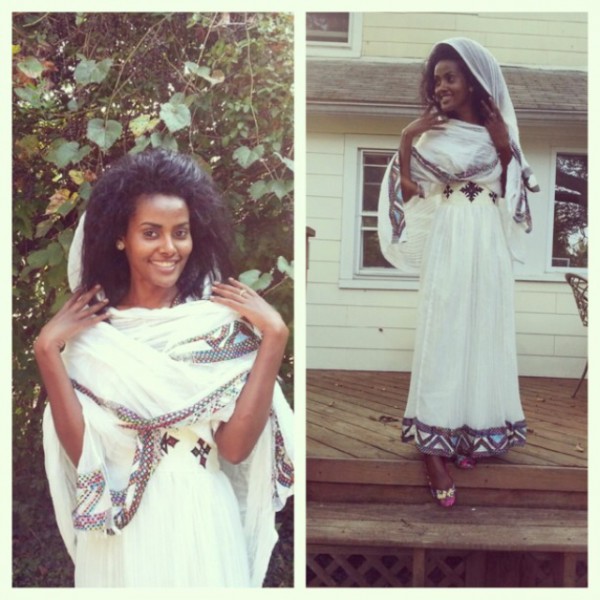 Clothes for Ethiopian New Year; Photo by @Magitareke on Instagram