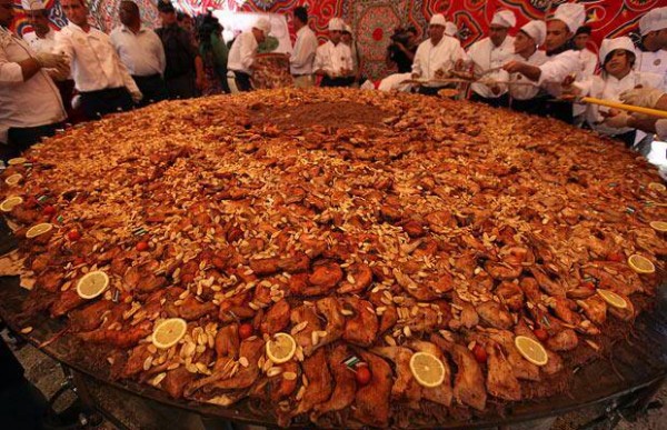 World's largest Musakhan Dish.