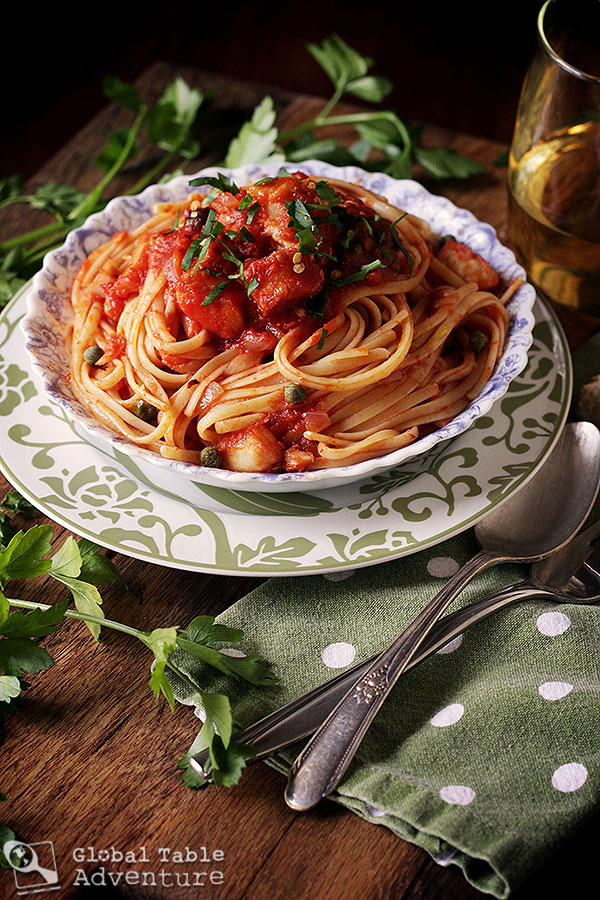 Feast of the 7 Fishes | Linguine with Baccalà Sauce | Global Table ...