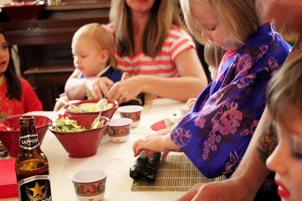 Saitaku - Whilst the kids are at home over the holidays, why not turn  dinner into a family activity by preparing and sharing some sushi for New  Year's Eve! Complete with everything