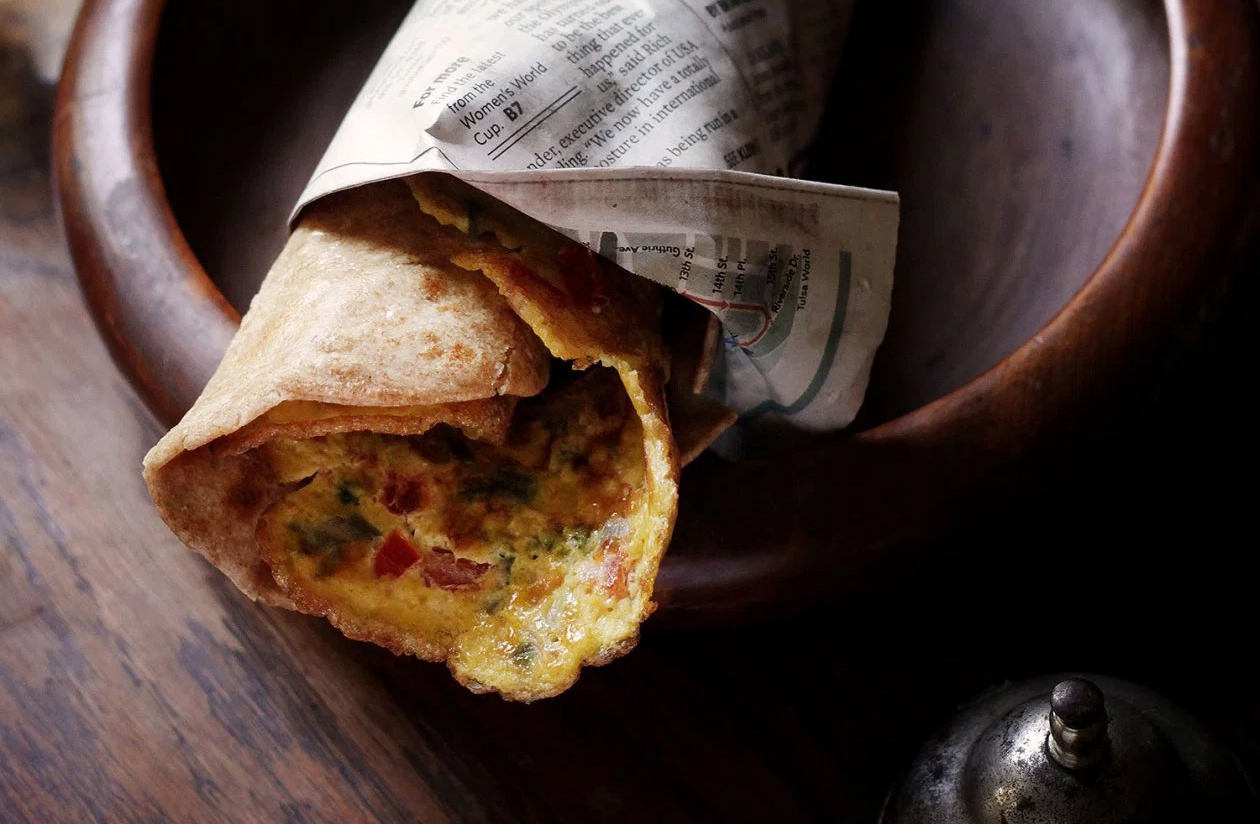 Rolex (Vegetable Omelet and Chapati Roll) Recipe - NYT Cooking