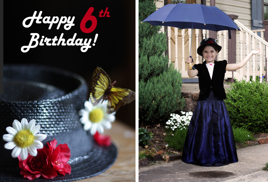 Mary Poppins Birthday Party: Floating Invitation