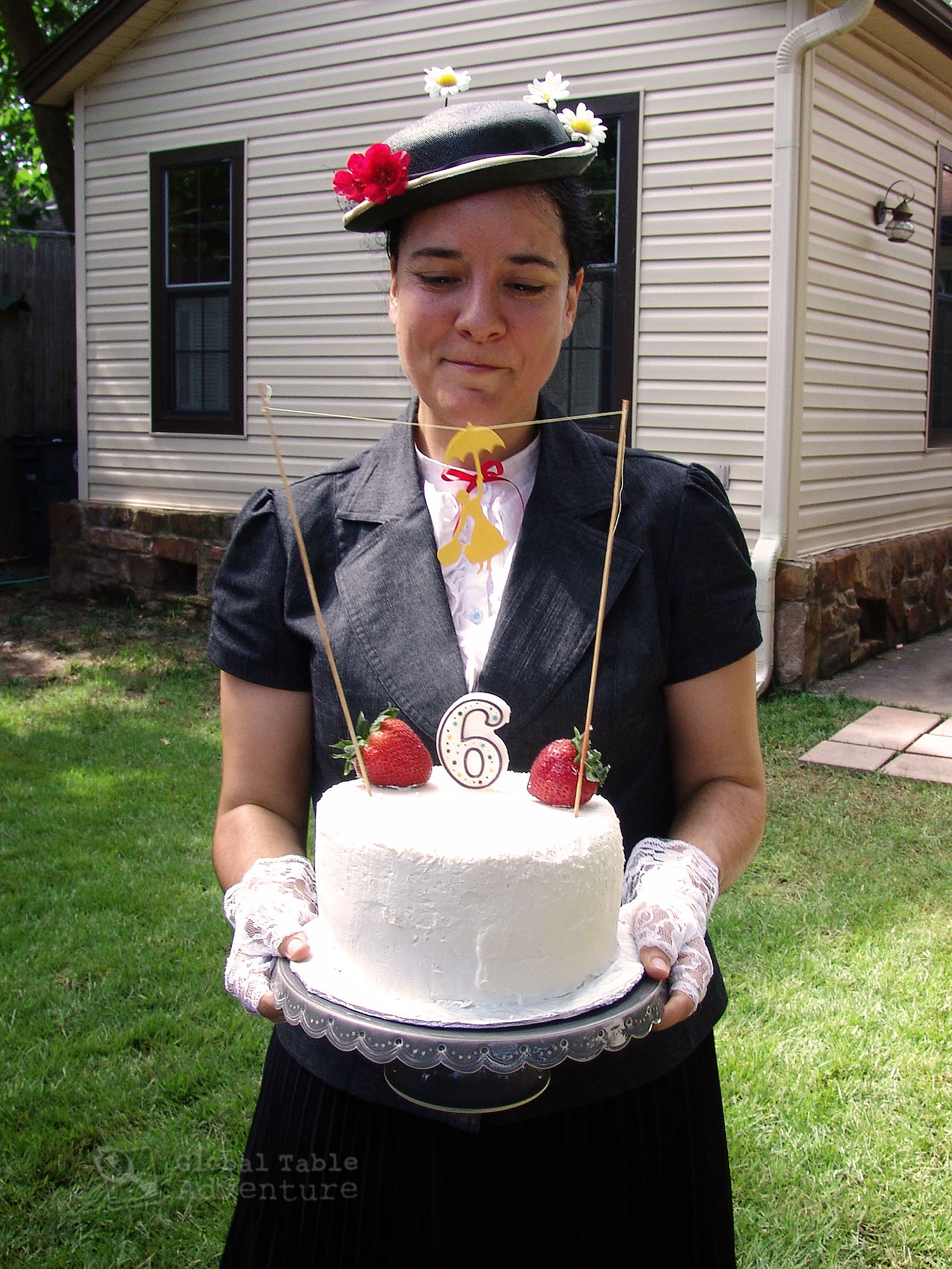 Mary Poppins Birthday Cake 