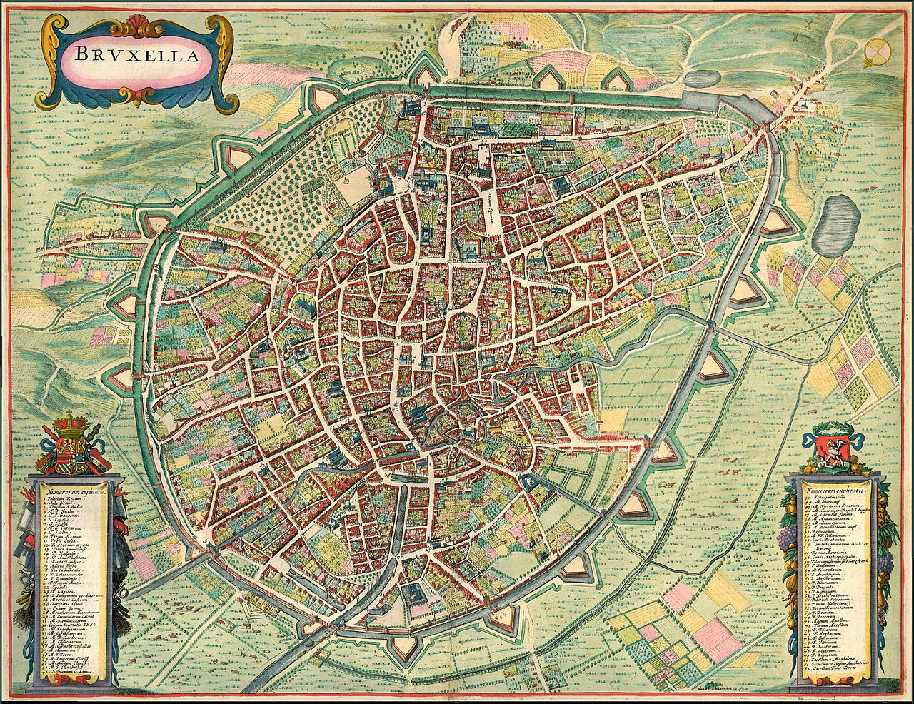"Brussel 1657 Janssonius" by Janssonius, Johannes - Sanderusmaps. Licensed under Public Domain via Wikimedia Commons - https://commons.wikimedia.org/wiki/File:Brussel_1657_Janssonius.jpg#/media/File:Brussel_1657_Janssonius.jpg