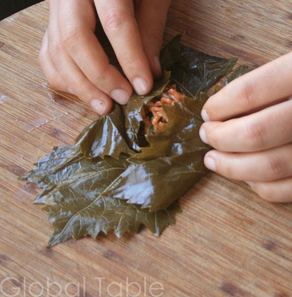 Armenian Stuffed Grape Leaves | Yalanchi Sarma | Global Table Adventure